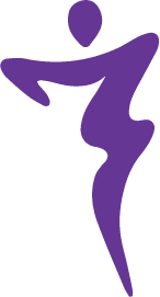 Purple squiggle Women Making Change Logo