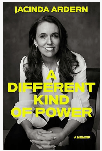 Jacinda Book cover " A Different Kind of Power"