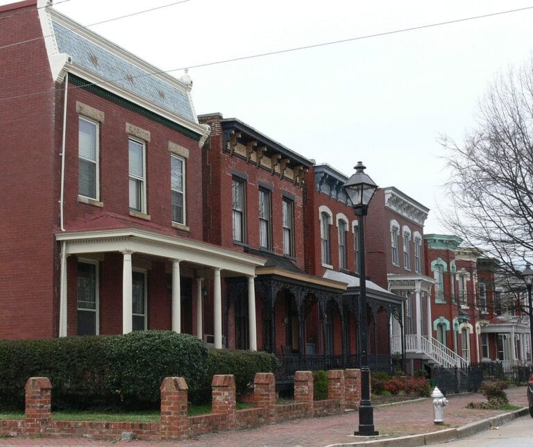 The Jackson Ward neighborhood