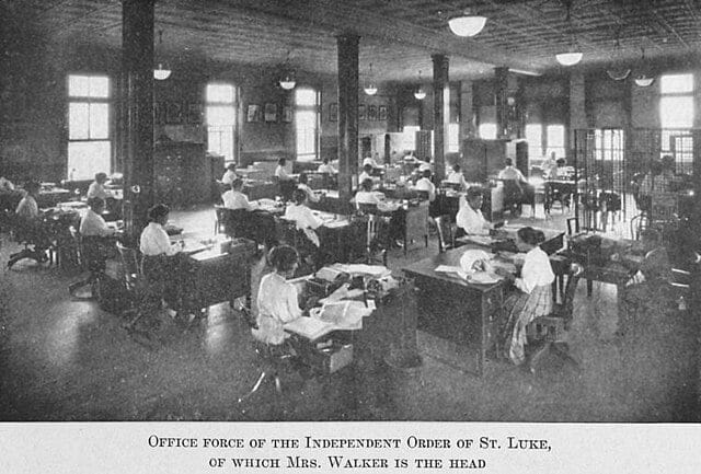 Workers at Independent Order of St. Luke