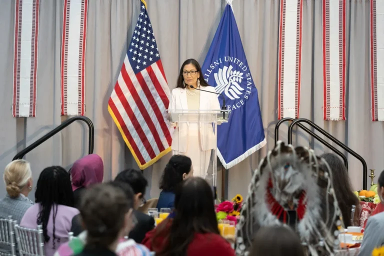 Deb Haaland speaking