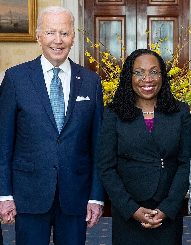 Ketanji Brown Jackson with President Biden