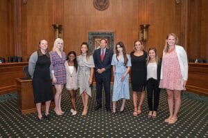 Simone Biles at congress
